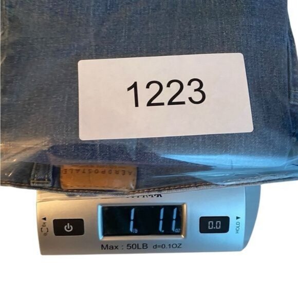 Aeropostale High Rise Skinny Jeans Size 6 Distressing Fading Blue Denim Capsule - Picture 7 of 7